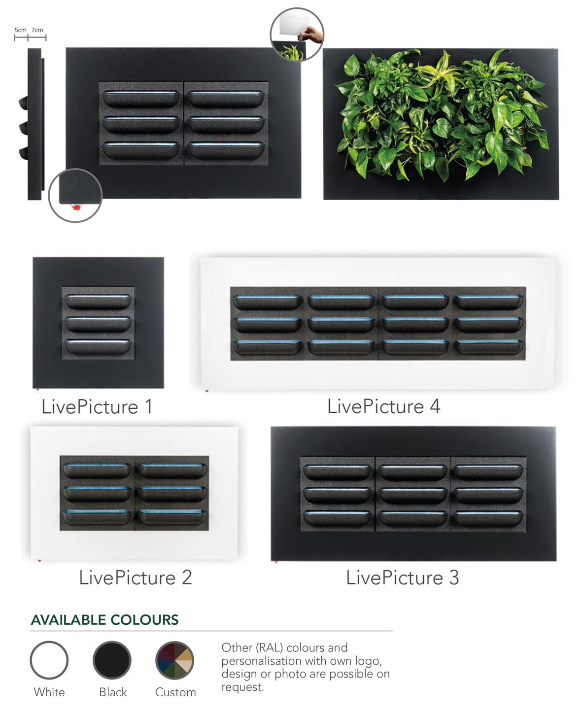 Mobilane-LivePicture New colours product page