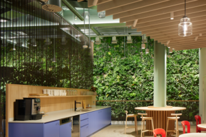 LivePanel indoor creates biophilic look at workstations