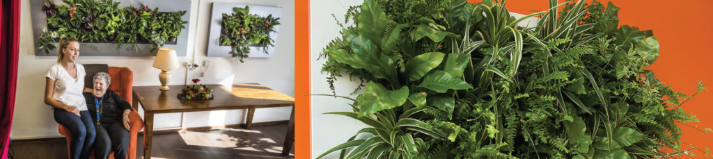 natural green wall