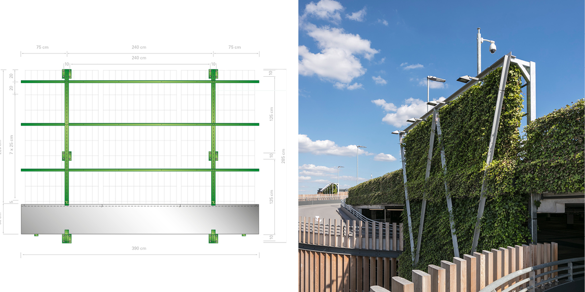 Mobilane WallPlanter groene gevel systeem