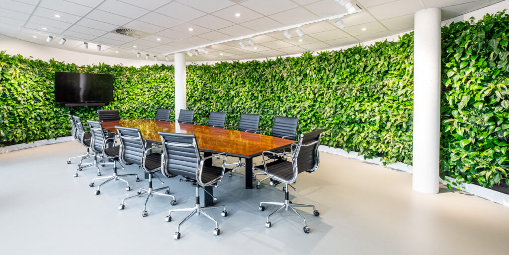 Mobilane LivePanel 6 voordelen van planten op je kantoor