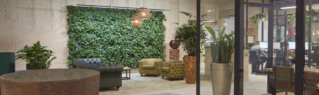 Biophilic design op kantoor