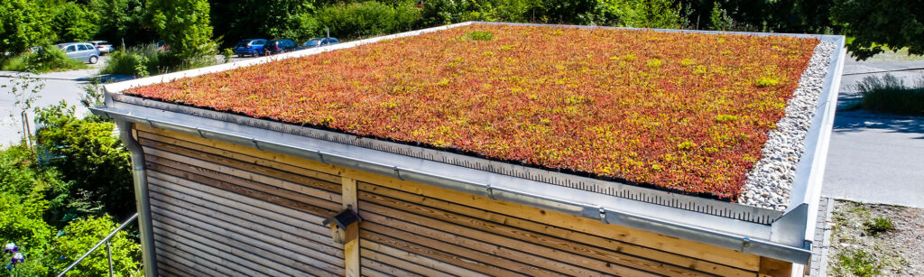 Mobilane A green roof in Murnau near the Alps