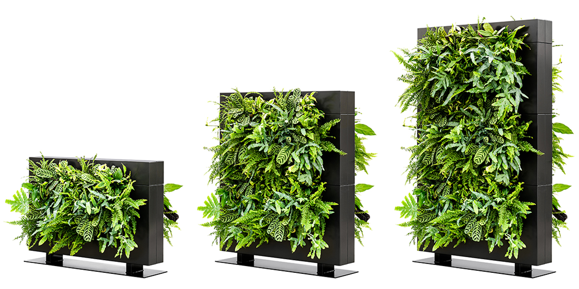 LiveDivider PLUS modular green room divider - Mobilane