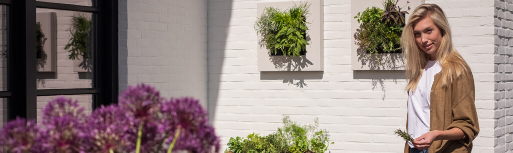 Mobilane LivePicture GO vertical herb garden