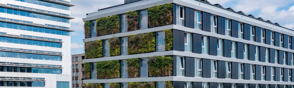 Mobilane header green facades against urbanisation