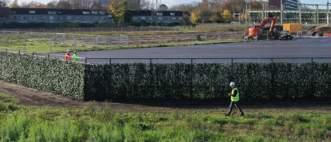 Groene terreinafscheiding Tennet SPIE Tilburg - Mobilane